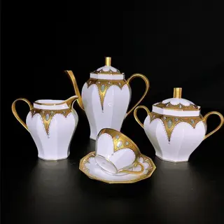 Paillet - Limoges - Theeset (26) - Porselein