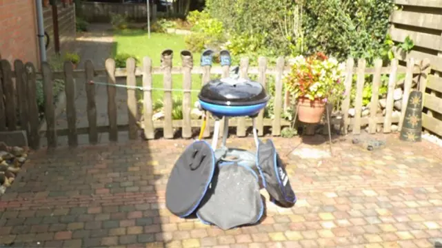 Te koop bbq 1 keer gebruikt