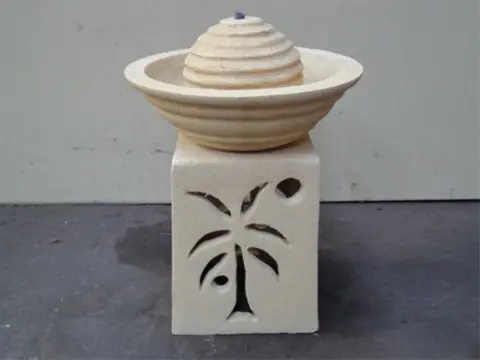 Designer zandstenen tuinfontein