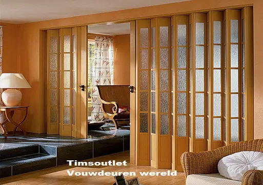 Vouwdeur max 400cm Vouwwand Harmonicadeur Schuifdeur op MAAT