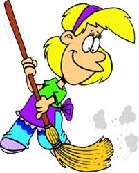 Ik bied me zelf aan om uw huis schoon te maken