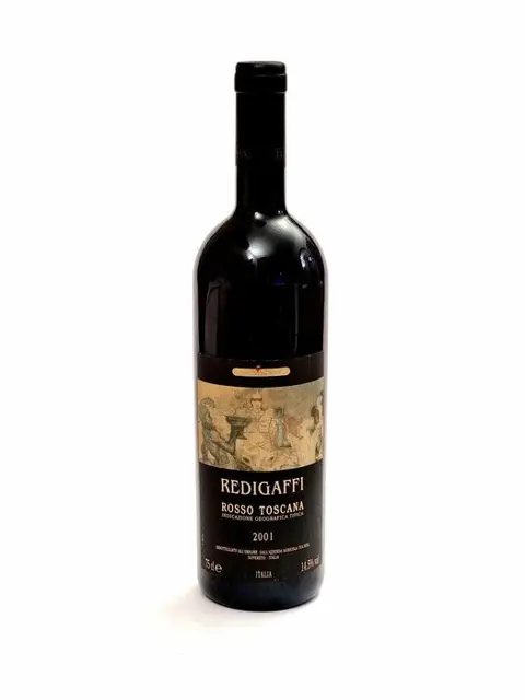 2001 Redigaffi, Tua Rita - Toscana IGT - 1 Fles (0,75 liter)