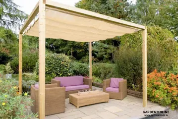 Harmonicadoek / Wavesail / Pergola tijdelijk hoge korting