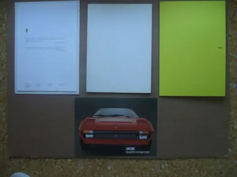 Brochures/catalogi - Lotto Brocure Cartella Stampa Ferrari