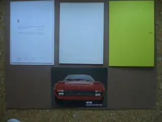 Brochures/catalogi - Lotto Brocure Cartella Stampa Ferrari