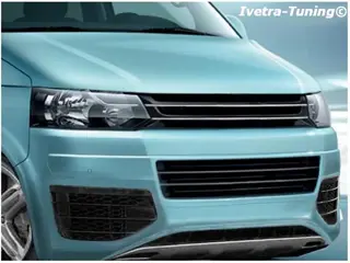 **IVETRA-TUNING** Embleemloze Sport Grill Vw Transporter T5.