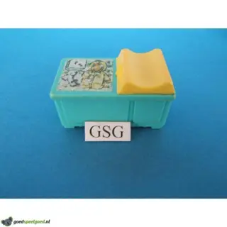 Aankleedtafel blauw nr. 2072-09