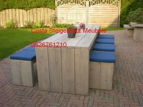 Costa Steigerhout Loungeset op maat gratis bezorgd