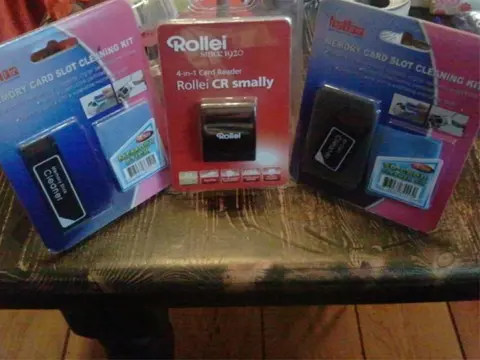 4 in 1 card reader/ sd cleaner/ memorystick cleaner