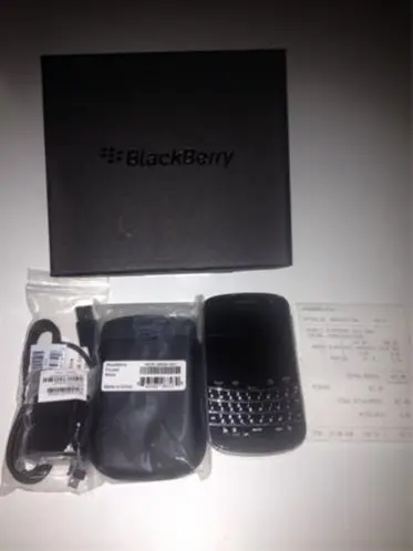 Blackberry Bold9900 Zwart + BON + DOOS