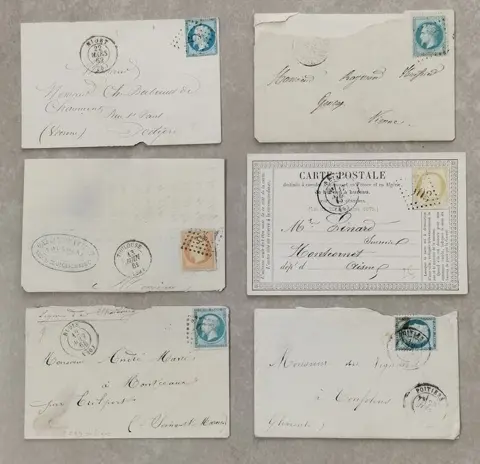 Frankrijk 1854/1874 - Lot of classic mail from France - Yvert et tellier