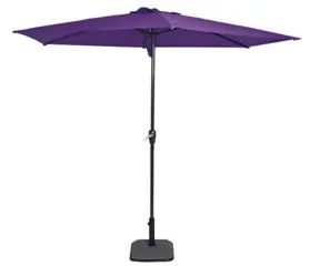 Parasol 3 meter met molen en 6 baleinen kleur Paars