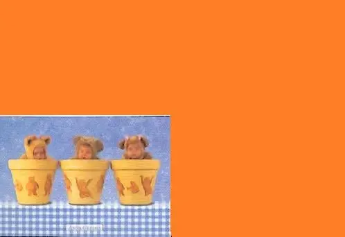 Anne Geddes baby's op nieuwe ansichtkaart x 4