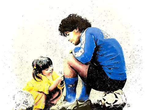 Napoli - Calcio - Diego Maradona - Kunstwerk