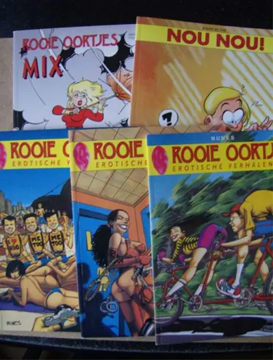 84 rooie oortjes diversen