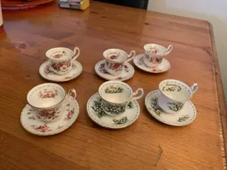 Royal Albert miniatuur serie - Kop &amp; schotel sets (12)