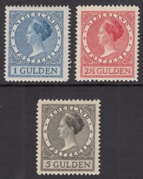 Nederland 1926/1930 - Koningin Wilhelmina type 'Veth' - NVPH 163/165