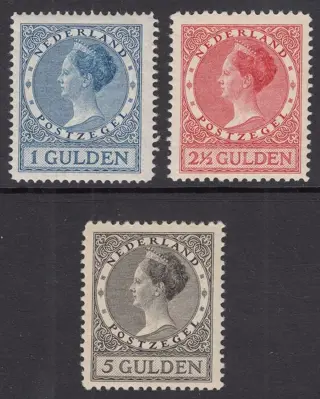 Nederland 1926/1930 - Koningin Wilhelmina type 'Veth' - NVPH 163/165
