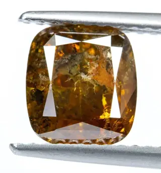 Diamant - 2.64 ct - Natural Fancy Deep Brownish Yellowish