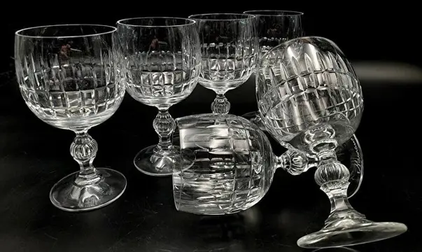 Moretti (Attr.) - Waterbekers (6) - Kristal