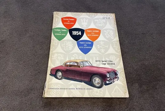 Brochures/catalogi - AUTOMOBIL REVUE CATALOGUE 1954 - AC
