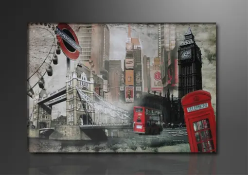 Nieuw canvas schilderij Londen Engeland 120 x 80 cm