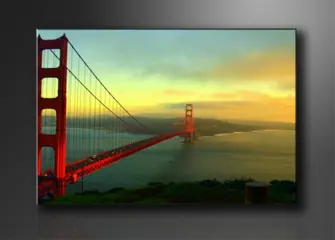 Nieuw canvas schilderij Golden Gate Bridge 120 x 80 cm