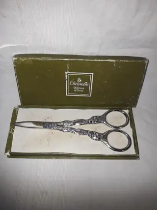 Christofle - Zeldzame druivenschaar / fruitschaar -