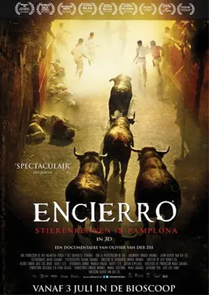 ENCIERRO : STIERENRENNEN IN PAMPLONA filmposter.