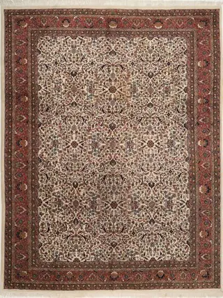 Original Indo Sarough Teppich Feine Wolle - Tapijt - 385 cm