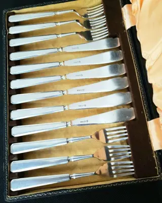 EPNS A1 Sheffield - Visbestek, Visservies (12) -