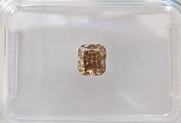 Diamant - 0.44 ct - Cushion - fancy bruin - P1, No Reserve