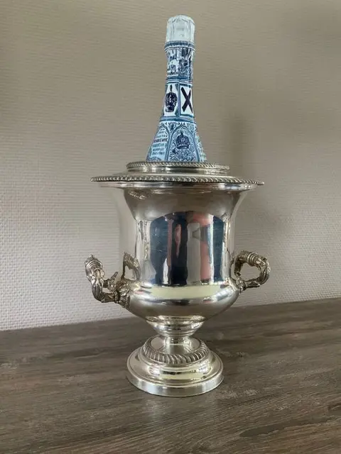 Champagnekoeler (1) - Verzilverd - Medici vaas