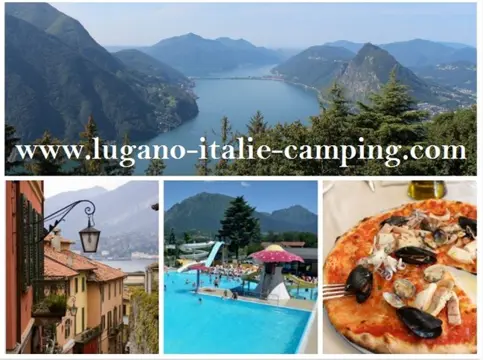 Lugano, Italie, Camping