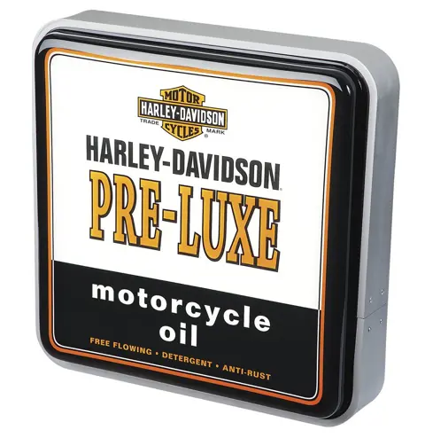 Harley-Davidson Pre-Luxe Oil Can Vierkante Wand Lamp