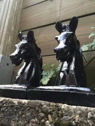 Paarden , boekensteunen , kado , paard