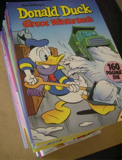 Donald duck groot winterboek adv. 708