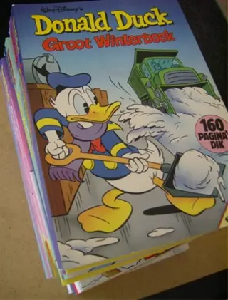 Donald duck groot winterboek adv. 708