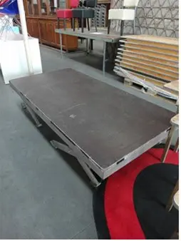 Podium die bestaat uit: 9 delen!