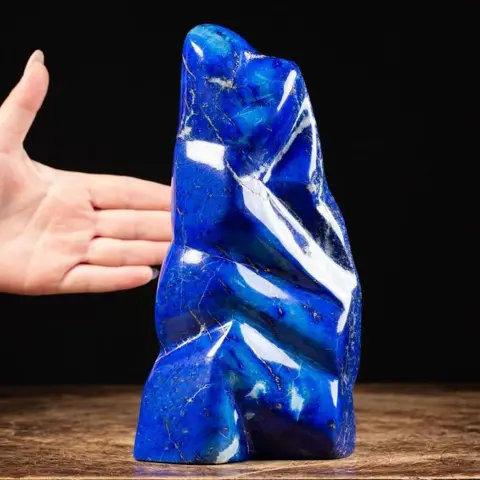 Lapis Lazuli AAA Kwaliteit - Donkere Kleur - Vrije vorm -