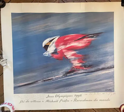 Victor Spahn - Jeux Olympiques 1992 - Ski de vitesse -