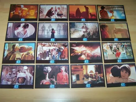 E. T. : THE EXTRA - TERRESTRIAL lobbycard set.