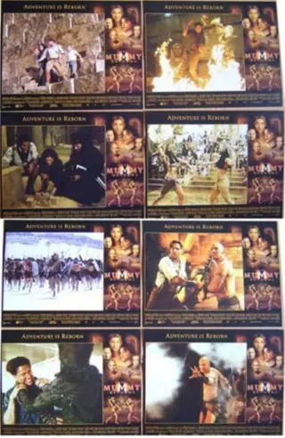 THE MUMMY RETURNS lobbycard set.