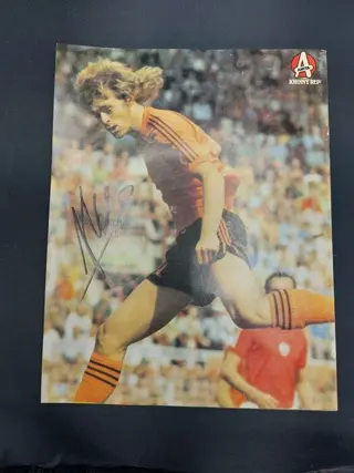 Netherlands - World Cup football - Johnny Rep - Poster