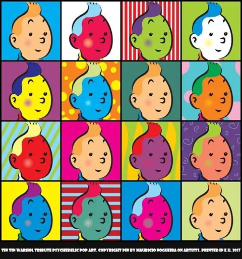 Nogueira - Tributo Pop Art (Tipo Warhol) - Homenaje a Tin