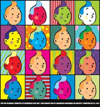 Nogueira - Tributo Pop Art (Tipo Warhol) - Homenaje a Tin