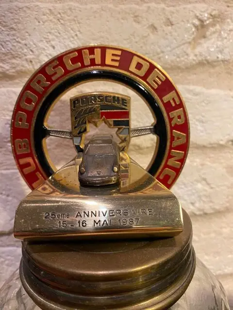 Embleem/mascotte/kenteken - 25 eme anniversaire porsche