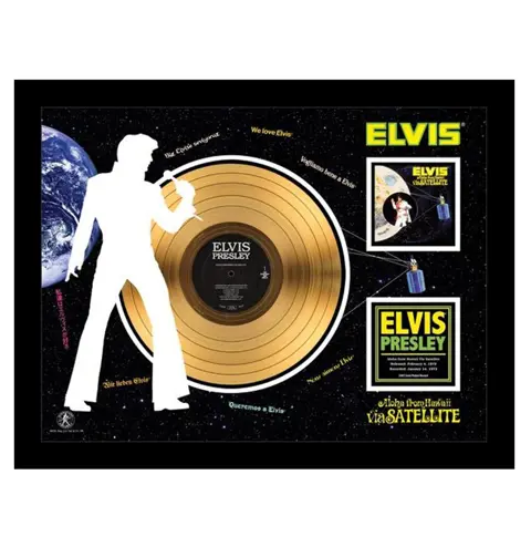 Elvis Presley Aloha From Hawaii via Satellite Gouden Plaat