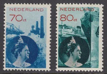 Nederland 1931/1933 - Koningin Wilhelmina Fotomontage - NVPH 236/237