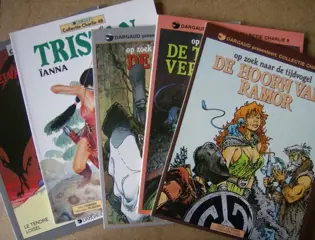 Collectie charlie stripboeken adv 1651